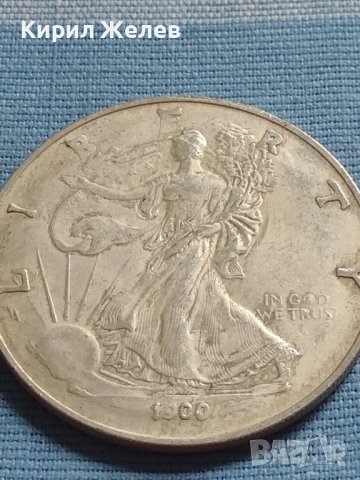 Монета 1 долар 1900г. САЩ РЕПЛИКА на Американския сребърен долар за КОЛЕКЦИЯ 30014, снимка 8 - Нумизматика и бонистика - 42698615