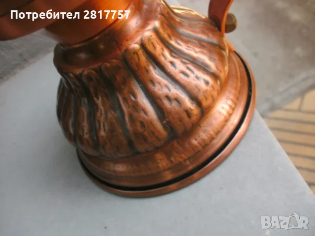 Уникален меден свещник от миналия век - като Нов !, снимка 6 - Антикварни и старинни предмети - 49832276