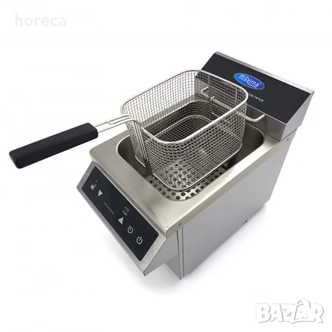 Индукционен фритюрник 8 литра - LED дисплей, студена зона и таймер, снимка 3 - Обзавеждане на кухня - 51296192