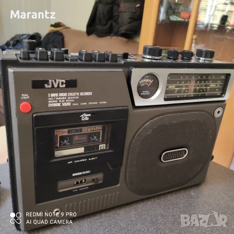 JVC 9501 Radio Cassette recorder , снимка 9 - Радиокасетофони, транзистори - 56429087
