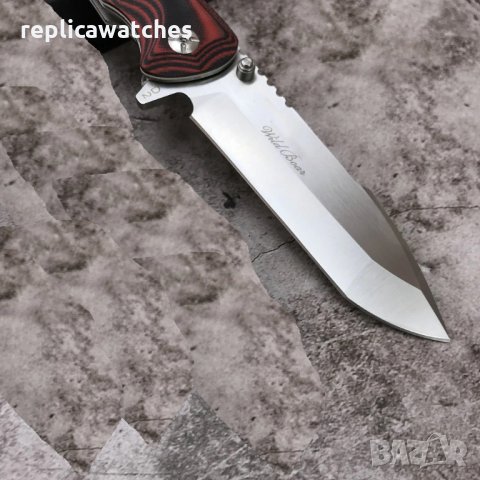 фолдинг нож стомана Д2, снимка 3 - Ножове - 31535110