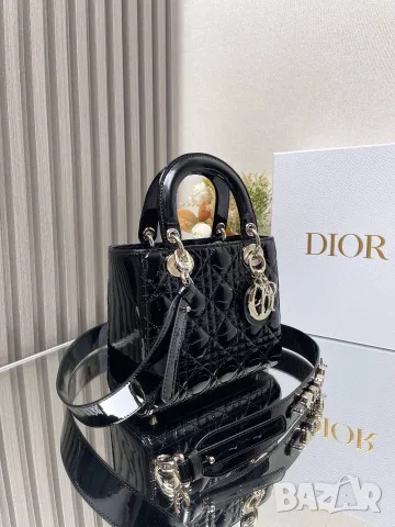 Christian Dior Lady Dior Mini – 20 см , снимка 4 - Чанти - 56467542