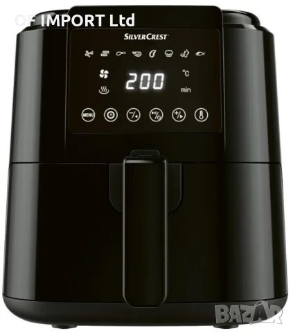 Дигитален Фритюрник на Горещ Въздух Air Fryer SILVERCREST SHFD 1400 C1, снимка 5 - Фритюрници - 56221475