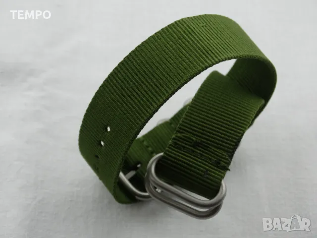 КАИШКА ZULU ЗЕЛЕНА- 20мм + ПОДАРЪК, снимка 14 - Каишки за часовници - 44479474