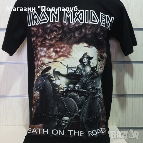 Нова детска тениска на музикалната група IRON MAIDEN - Death on the road, С Гръб