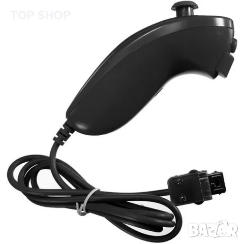 Wii Nunchuk Controller Черен, снимка 3 - Аксесоари - 48815727
