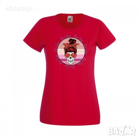 Дамска тениска Свети Валентин Skull Valentine's 21, снимка 6 - Тениски - 35582165