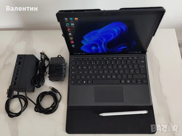 Microsoft Surface Pro 7, i7-1065G7, 16GbRam, 512SSD, докинг станция и писалка