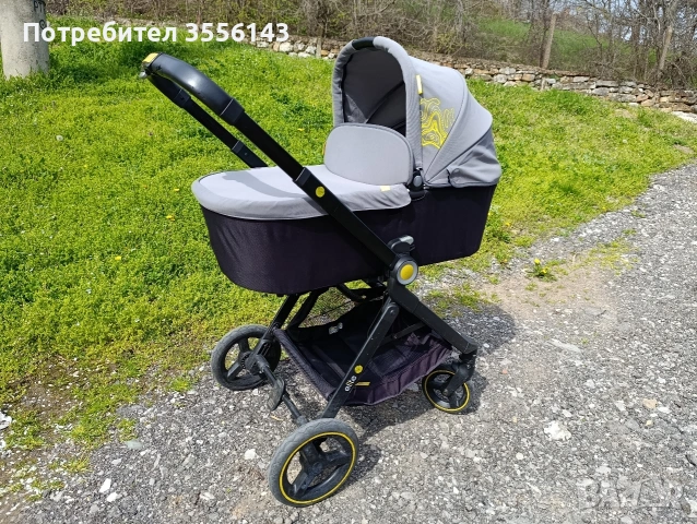 Бебешка количка Chipolino Елит Асфалт , снимка 2 - Детски колички - 54203127