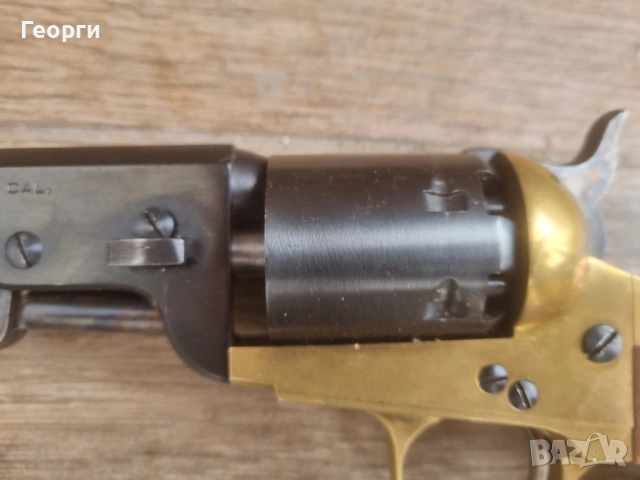 Колт Нави 1851г 36 кал., снимка 2 - Антикварни и старинни предмети - 52461532