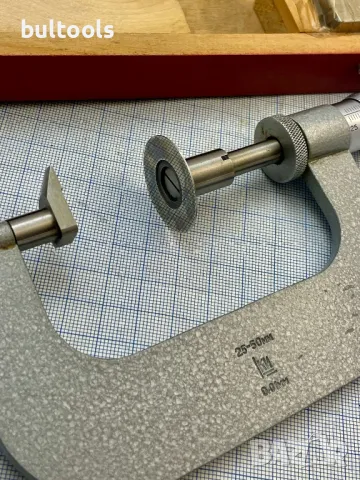 Микрометър-зъбомер 25-50мм., снимка 4 - Други инструменти - 48088778