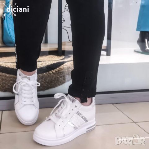 Дамски сникърси B161-white, снимка 3 - Дамски ежедневни обувки - 40072501