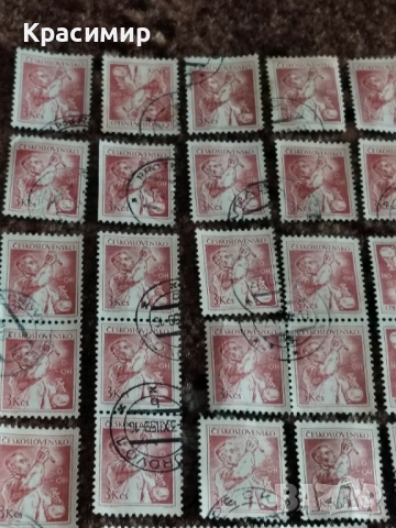 Винтидж ПОЩЕНСКИ марки Чехословакия 90 бр. , снимка 17 - Филателия - 53173880