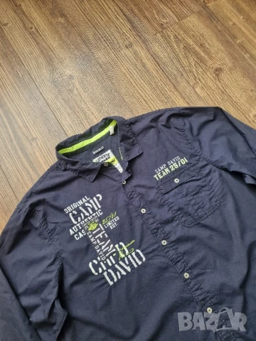 Страхотна мъжка риза CAMP DAVID размер XL, снимка 3 - Ризи - 50669859