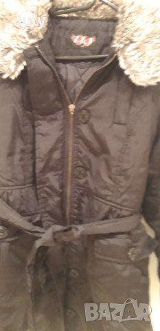Зимно яке с качулка, снимка 2 - Якета - 38831610