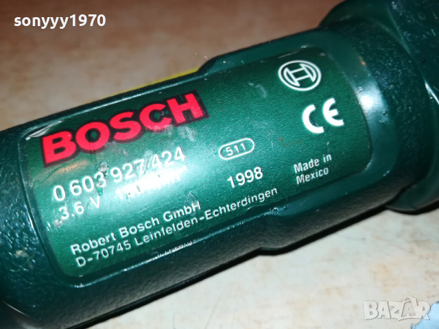 BOSCH PSR3,6VS+BATTERY PACK-GERMANY 1704221304, снимка 16 - Други инструменти - 36482937
