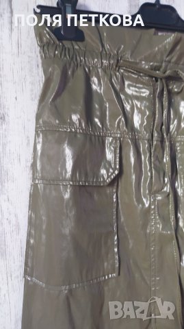 Кожена пола на ZARA, снимка 11 - Поли - 38128425