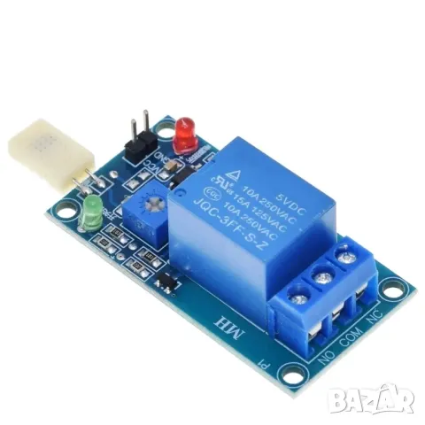 Релеен модул със сензор за влажност на въздуха 5VDC HR202, снимка 3 - Друга електроника - 49540739