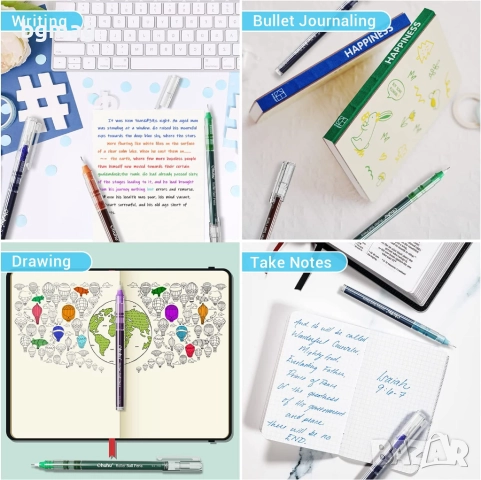 Ohuhu Art Marker Set-маркери-тънкописци,  комплект 8 цвятя,30бр., снимка 8 - Ученически пособия, канцеларски материали - 52146593