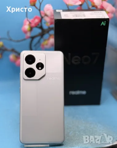 Realme Neo7, 12GB RAM, 256GB, 5G, Silver, Dimensity 9300+, 7000mAh, снимка 8 - Други - 56009949