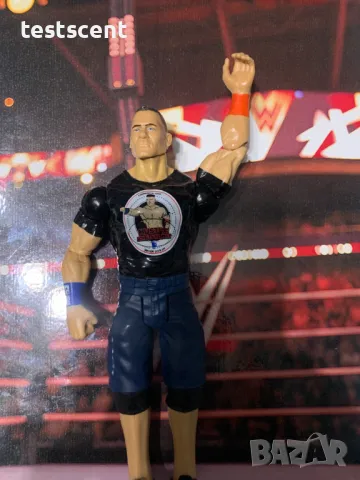 Екшън фигура WWE John Cena Джон Сина Mattel Tough Talkers figure играчка, снимка 6 - Колекции - 48438270