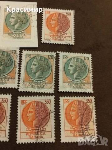 Пощенски марки Италия , снимка 7 - Филателия - 51477536