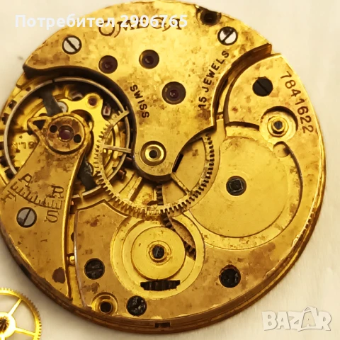 Омега механизъм за части или реставрация, снимка 5 - Антикварни и старинни предмети - 50739668