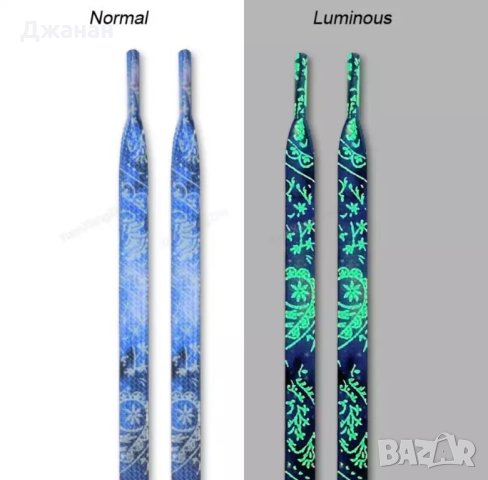 Връзки за обувки/маратонки светещи, снимка 7 - Други - 42528307