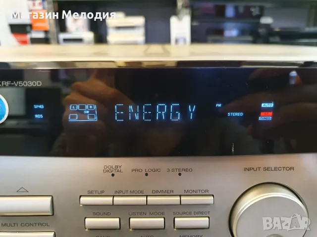 Ресийвър Kenwood KRF-V5030D Две по 80 вата на 4 ома. В отлично техническо и визуално състояние., снимка 5 - Ресийвъри, усилватели, смесителни пултове - 50029395