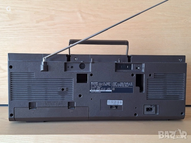 Стерео радиокасетофон Sharp GF-7300HG. Всичко работи, като нов!, снимка 6 - Радиокасетофони, транзистори - 53982022