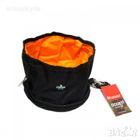 Сгъваема водоустойчива купа за домашен любимец при път или разходка Кучешка купа за път , снимка 1