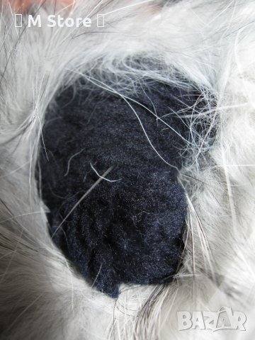 Дамски топли кожени ръкавици от естествена кожа с естествен косъм и вата отвътре, снимка 6 - Ръкавици - 30677570