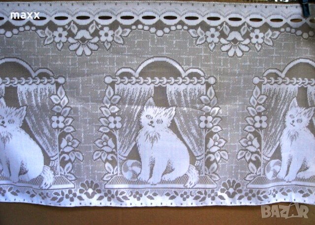 Мини пердета "Коте" 0.40 см , снимка 2 - Пердета и завеси - 29125609