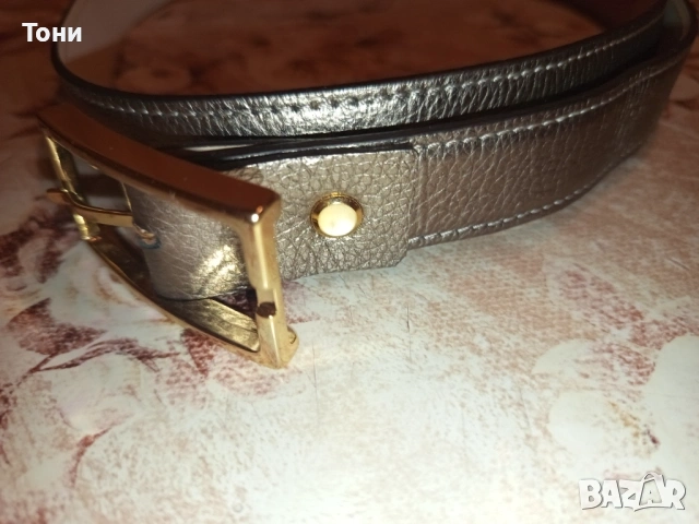 CORTI MILANO Оригинал Нов Дамски Колан Изцяло от Естествена Кожа 90см. , снимка 3 - Колани - 53930936