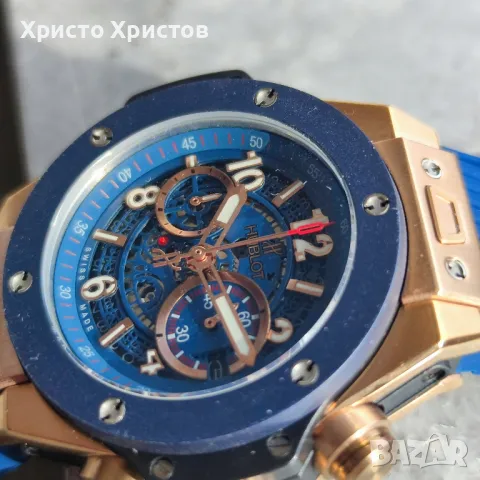 HUBLOT Мъжки луксозен часовник HUBLOT Unico Vendome Collection , снимка 15 - Мъжки - 48751348