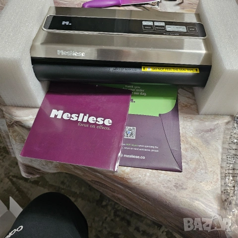 Вакуумна машина Mesliese. Мощност на засмукване до 90kPa.