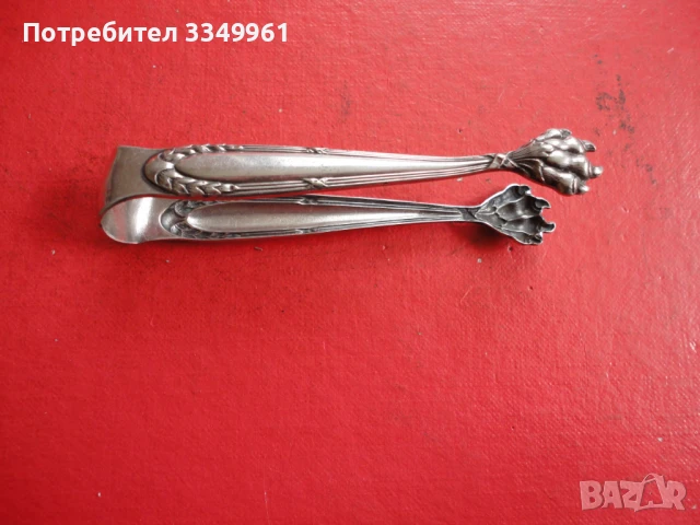 Невероятна щипка за лед захар Арт Деко , снимка 4 - Колекции - 51376668