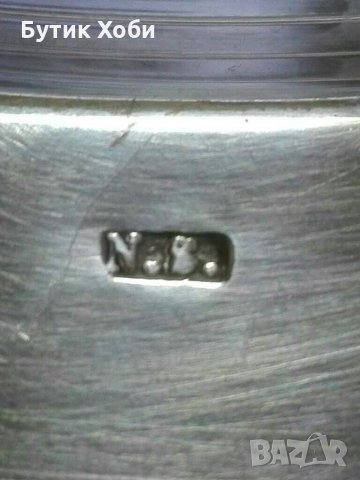 Старинни посребрени маркирани  плата, снимка 9 - Антикварни и старинни предмети - 31868573