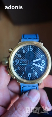 U - boat 7750 chronograph automatic mechanical watch Ю - боат Автомат хронограф механичен часовник