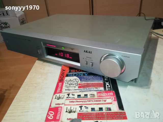 AKAI AT-K22L TUNER-MADE IN JAPAN 3011251303, снимка 6 - Ресийвъри, усилватели, смесителни пултове - 52591503