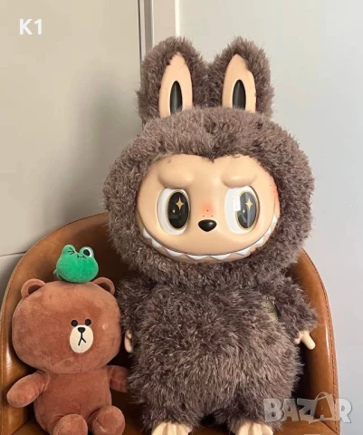 Голямо Лабубу Labubu Zimomo 40cm Limited Edition The Monsters Pop Mart, снимка 6 - Плюшени играчки - 51111369