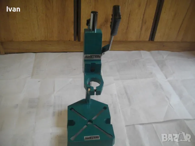 MANESMANN НОВА ОЛЕКОТЕНА АЛУМИНИЕВА ПРОФЕСИОНАЛНА НЕМСКА СТОЙКА ЗА БОРМАШИНА 2,0кг/работен ход 65мм, снимка 9 - Бормашини - 48253407