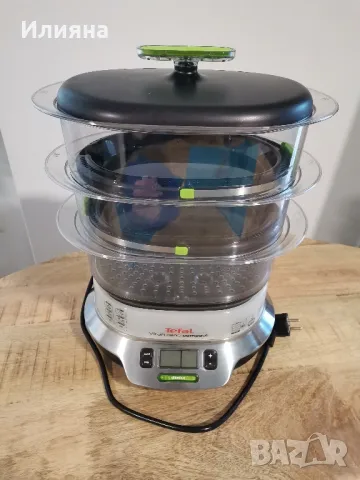 Уред за готвене на пара Tefal Vitacuisine Compact VS400333, снимка 2 - Уреди за готвене на пара - 47628944