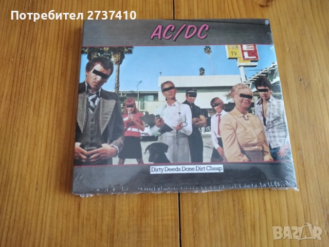 AC/DC - DIRTY DEEDS DONE DIRT CHEAP 16лв оригинален диск