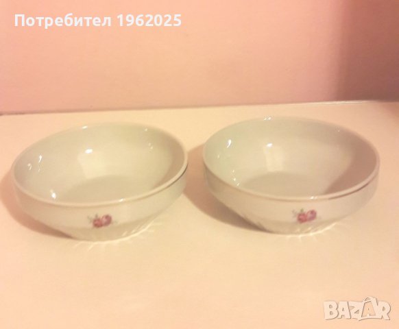 Стари Български Порцеланови Чинии и купички, снимка 11 - Антикварни и старинни предмети - 44280006