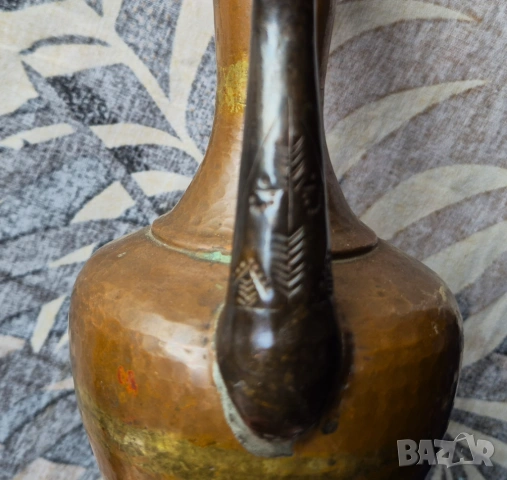 Стар меден ибрик, снимка 5 - Антикварни и старинни предмети - 53943802