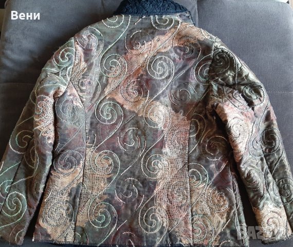 Топло дамско сако интересен десен, снимка 5 - Сака - 40538157