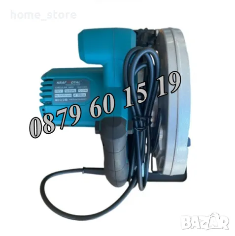 Електрически ръчен циркуляр 1200W Ø 185 мм, снимка 2 - Други инструменти - 50090957