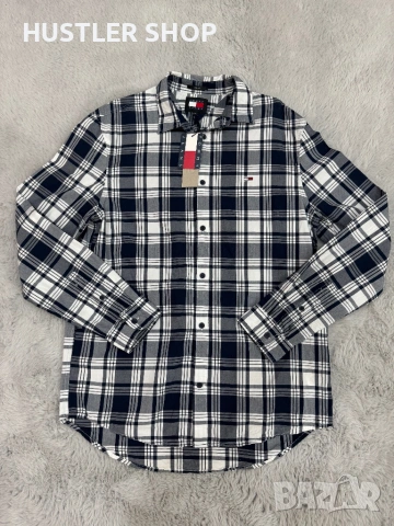 Мъжка риза TOMMY HILFIGER. Размер S/M, снимка 5 - Ризи - 54149494