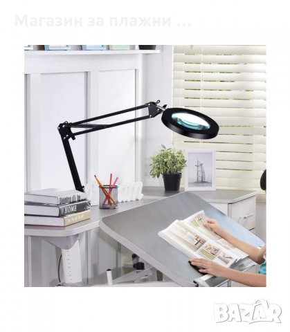 НАСТОЛНА СВЕТОДИОДНА ЛАМПА С ЛУПА 64LED - код 3121, снимка 8 - Други инструменти - 33892713